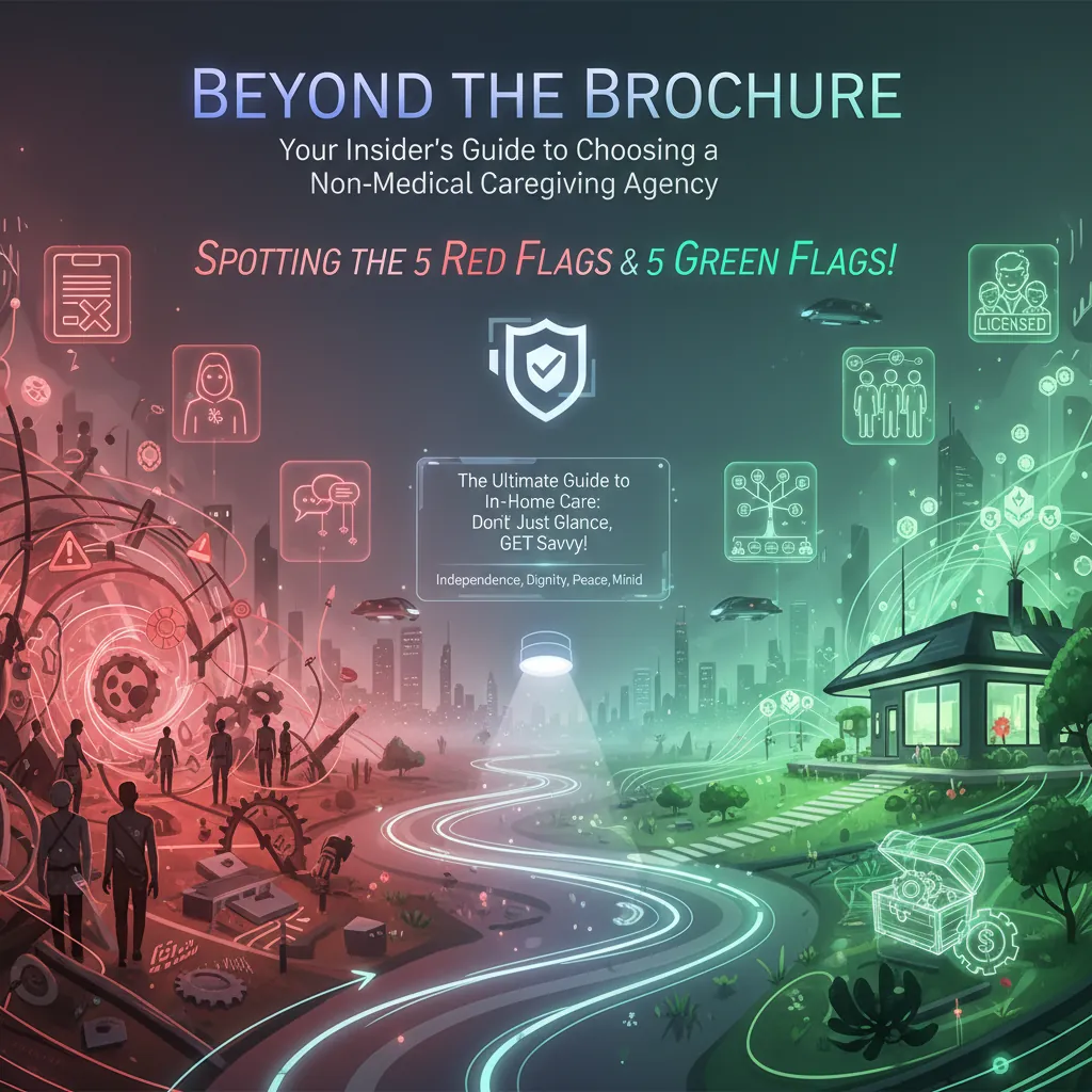 Beyond the Brochure: Your Insider's Guide to Choosing a Non-Medical Caregiving Agency (Spotting the 5 Red Flags & 5 Green Flags!)